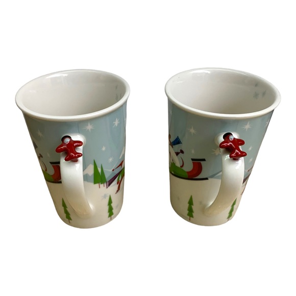NWT Starbucks 2021 Snow Day Dog on Sled Ice Skaters Biplane Collectible Mug Cups - Picture 5 of 12